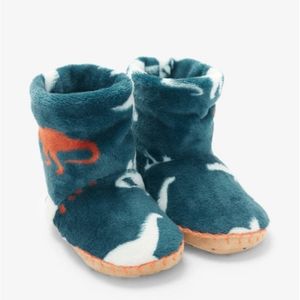 Hatley Fleece Dinosaur slippers, toddlers size S (5-7)